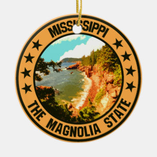 Mississippi                                        ceramic ornament