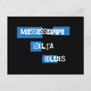 Mississippi Delta Blues Postcard