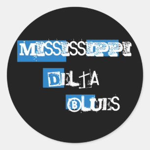 Mississippi Delta Blues Sticker