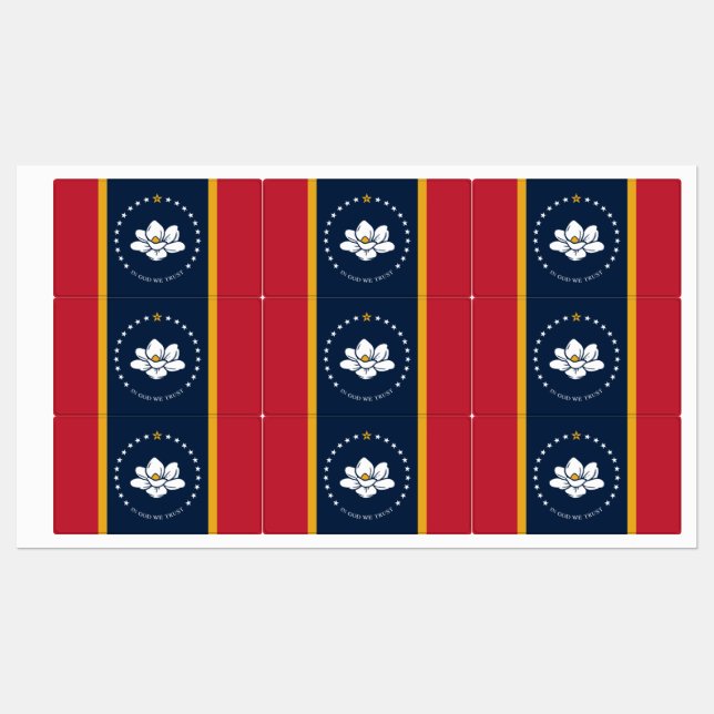 Mississippi Flag - New Magnolia Flag (Sheet)