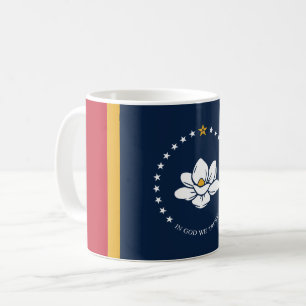 Mississippi Flag - New Magnolia Flag Coffee Mug