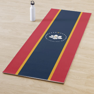 Mississippi Flag - New Magnolia Flag Yoga Mat