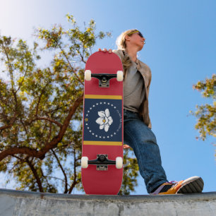 Mississippi Flag Skateboard