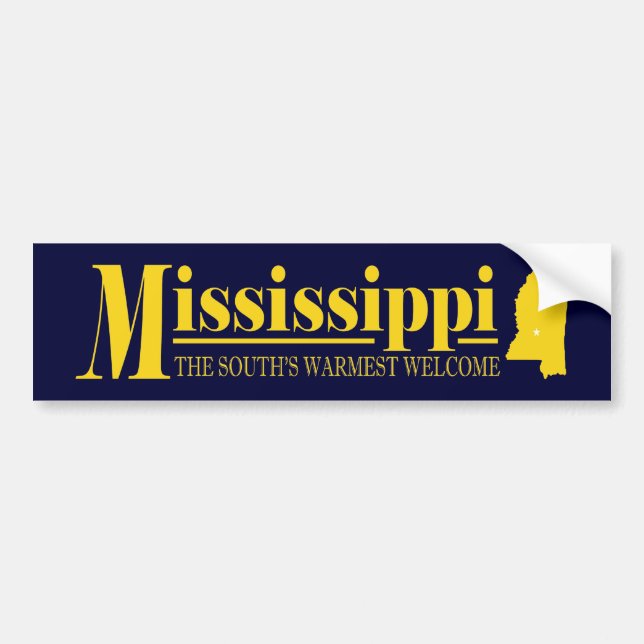 Mississippi Gold Bumper Sticker (Front)