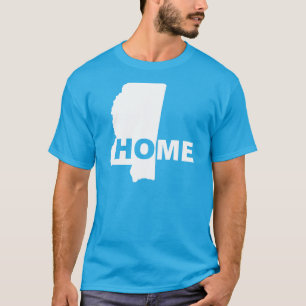 Mississippi Home Away From State T-Shirt Tees