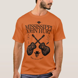Mississippi John Hurt Acoustic Guitar Logo T-Shirt