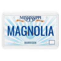 Mississippi License Plate Flexible
