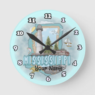 Mississippi Lighthouse clock