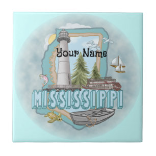 Mississippi Lighthouse  tile