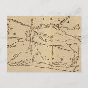 Mississippi, Louisiana, Arkansas Postcard
