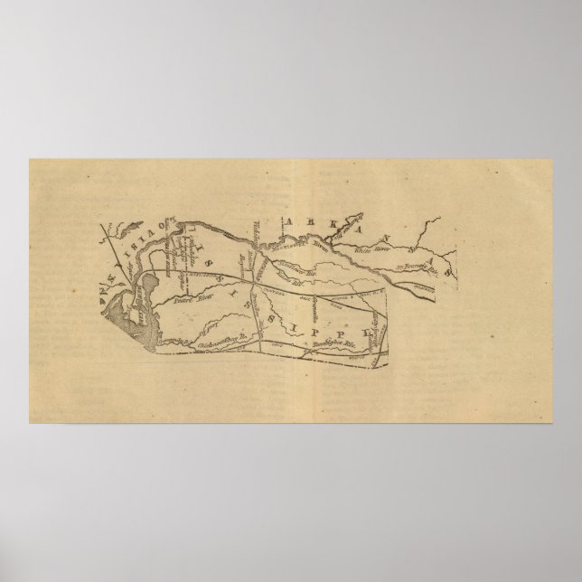 Mississippi, Louisiana, Arkansas Poster (Front)