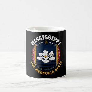 MISSISSIPPI MAGNOLIA STATE FLAG COFFEE MUG