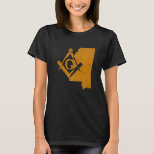 Mississippi Masons Grand Lodge Freemason Father's T-Shirt