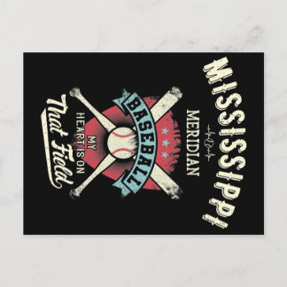Mississippi Meridian Baseball Postcard