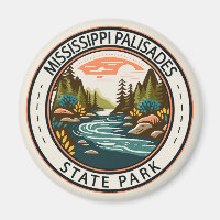 Mississippi Palisades State Park Illinois Badge