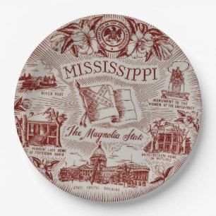 Mississippi Party Plates