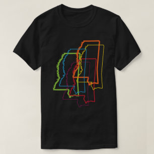 mississippi pride blur T-Shirt