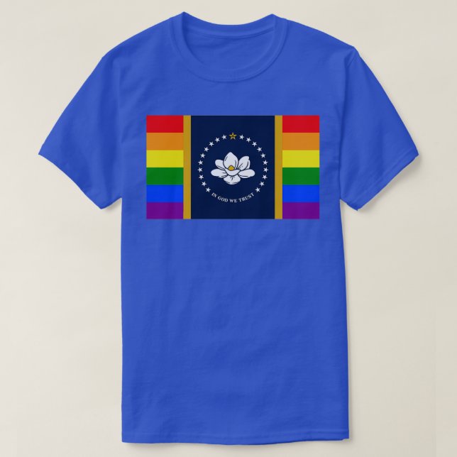 Mississippi Pride Flag T-Shirt (Design Front)
