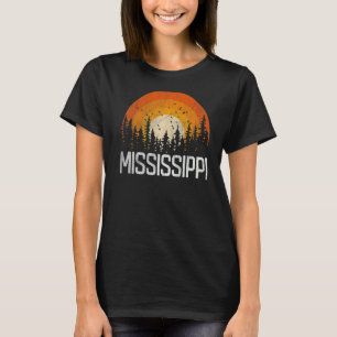 Mississippi Retro Style Vintage 70s 80s Men Women T-Shirt