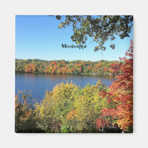 Mississippi River, Autumn, Magnet