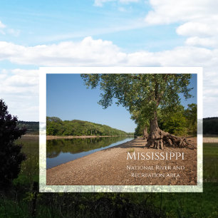 Mississippi River, Hidden Falls Regional Park, MN Postcard