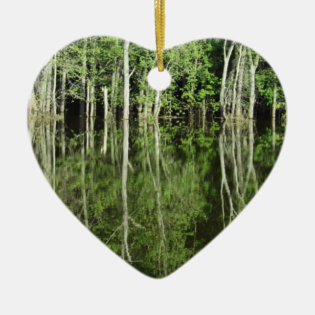 Mississippi River Iowa Banks Keepsake Ornament (Front)