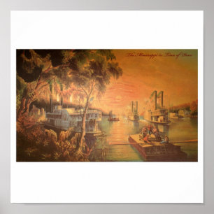 Mississippi River Poster