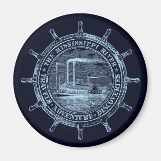 Mississippi River. Travels. Adventure. Discoveries Magnet