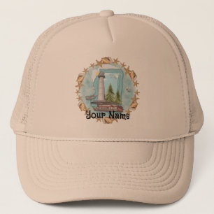 Mississippi Shells Lighthouse hat