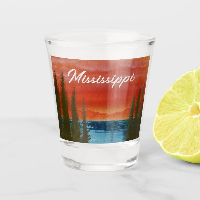 Mississippi Shot Glass (Front)