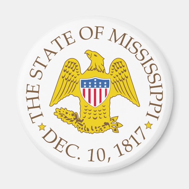 Mississippi sign magnet (Front)