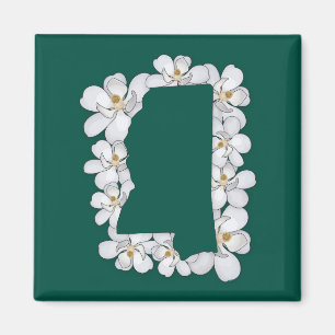 Mississippi State Flower Magnet