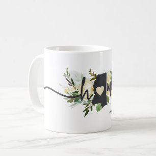 Mississippi State Personalised Home City Rustic Coffee Mug