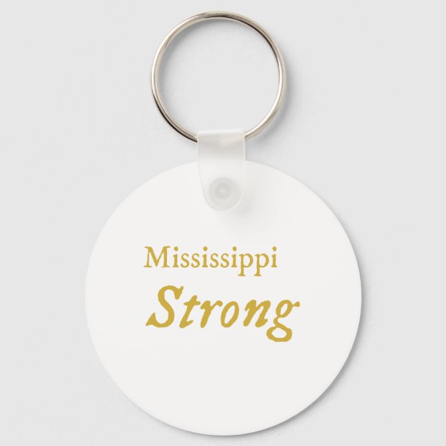 Mississippi Strong  Key Ring (Front)