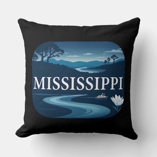 Mississippi United States of America Cushion (Front)