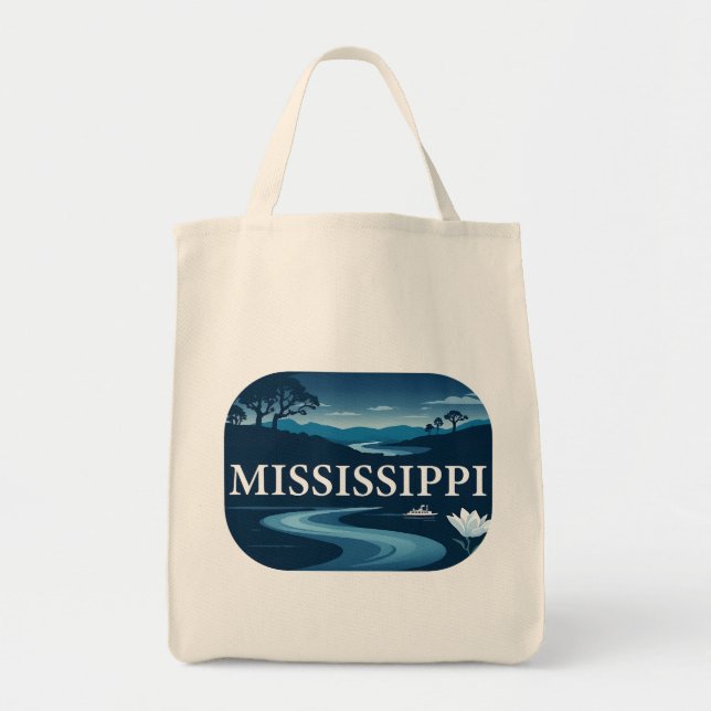 Mississippi United States of America Tote Bag (Front)