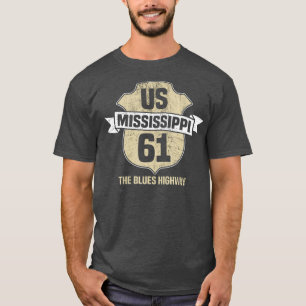 Mississippi US 61  The Blues Highway T-Shirt