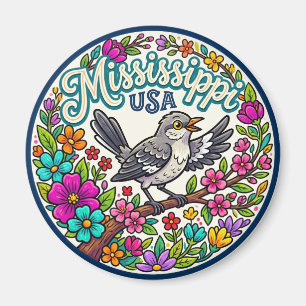 Mississippi USA Magnet