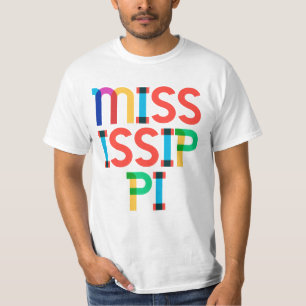 Mississippi Vintage Retro Pop Art 80s Type T-Shirt