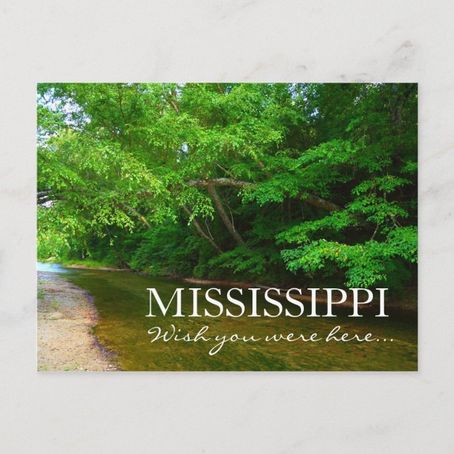 MISSISSIPPI - Wish you were here - McGehee Creek Postcard (Front)