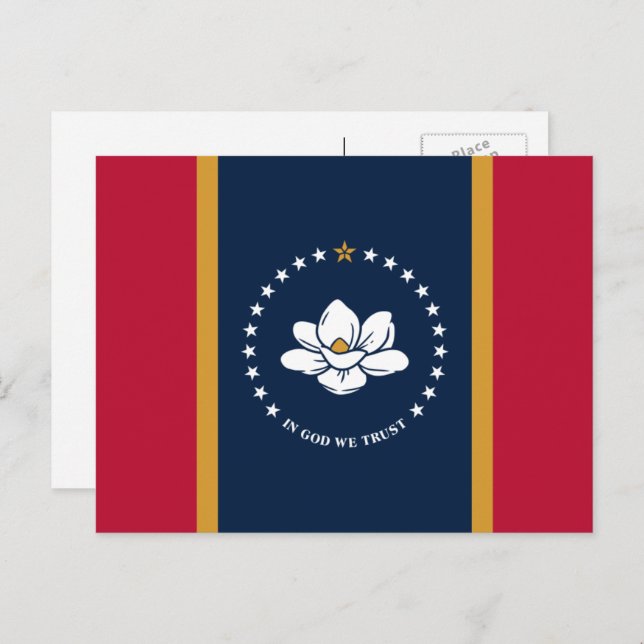 Mississippian Flag, Flag of Mississippi Postcard (Front/Back)