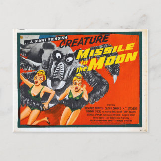 MISSLE TO THE MOON POSTCARD