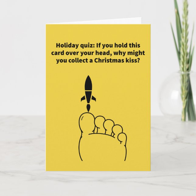 Missle Toe - Christmas Card (Front)