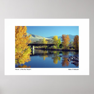 Missoula - A River Runs Through It Poster