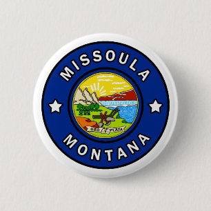 Missoula Montana 6 Cm Round Badge