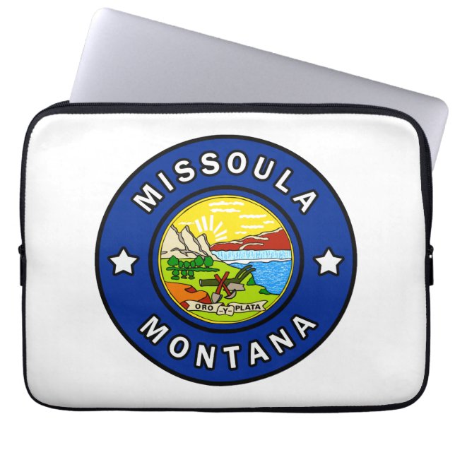 Missoula Montana Laptop Sleeve (Front)