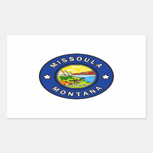 Missoula Montana Rectangular Sticker