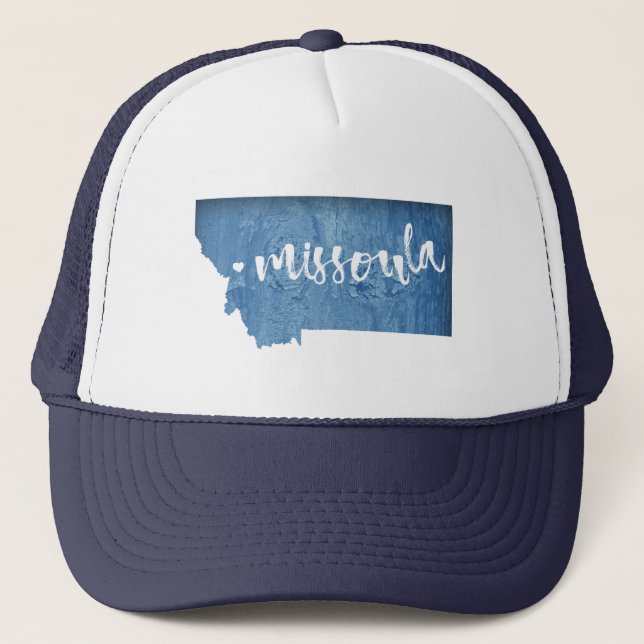 Missoula, Montana Trucker Hat (Front)