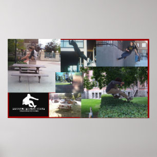 Missoula Parkour Group Collage Poster