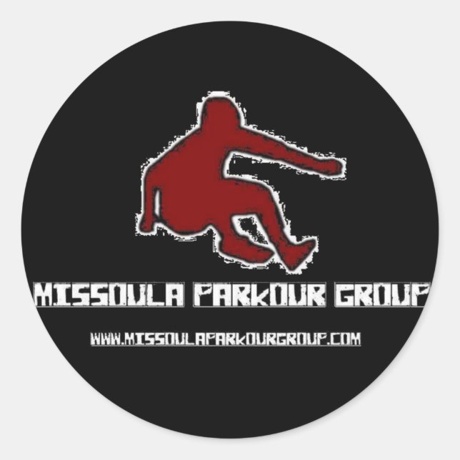 Missoula Parkour Group Logo Classic Round Sticker (Front)